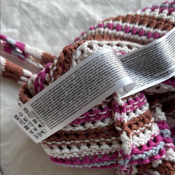 Mango Chrochet Striped Tank Top - Picture 5 of 5